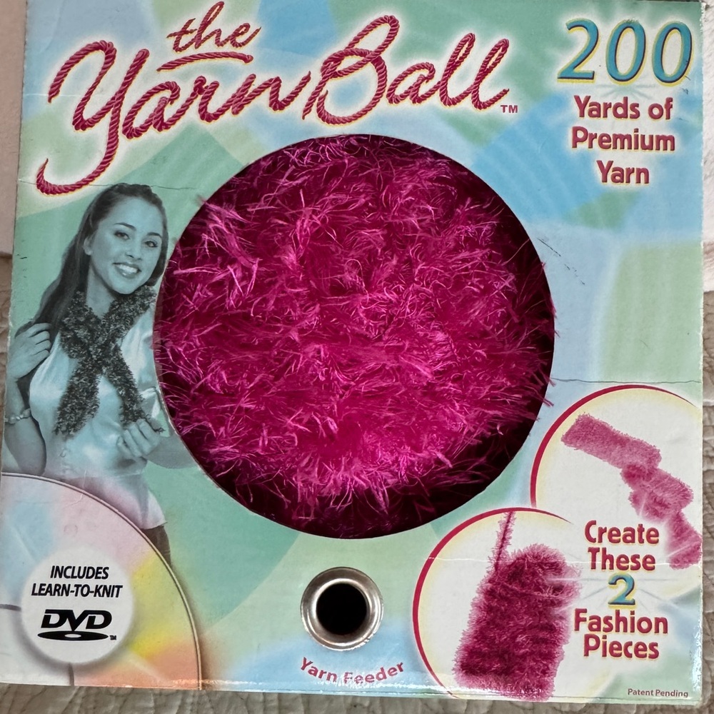 The Yarn Ball Premium Pink Eyelash Yarn🧶